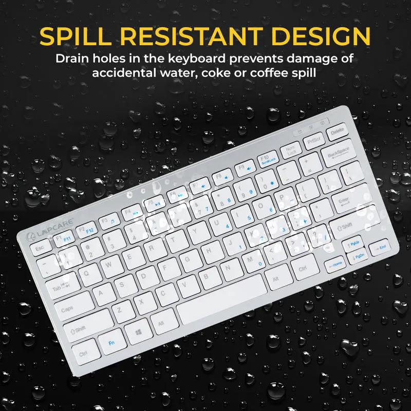LAPCARE WIRELESS KEYBOARD MINI D-LITE PLUS SILVER view 3